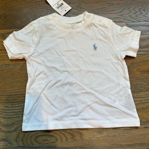 Ralph Lauren baby t shirt white nwt size 9mo